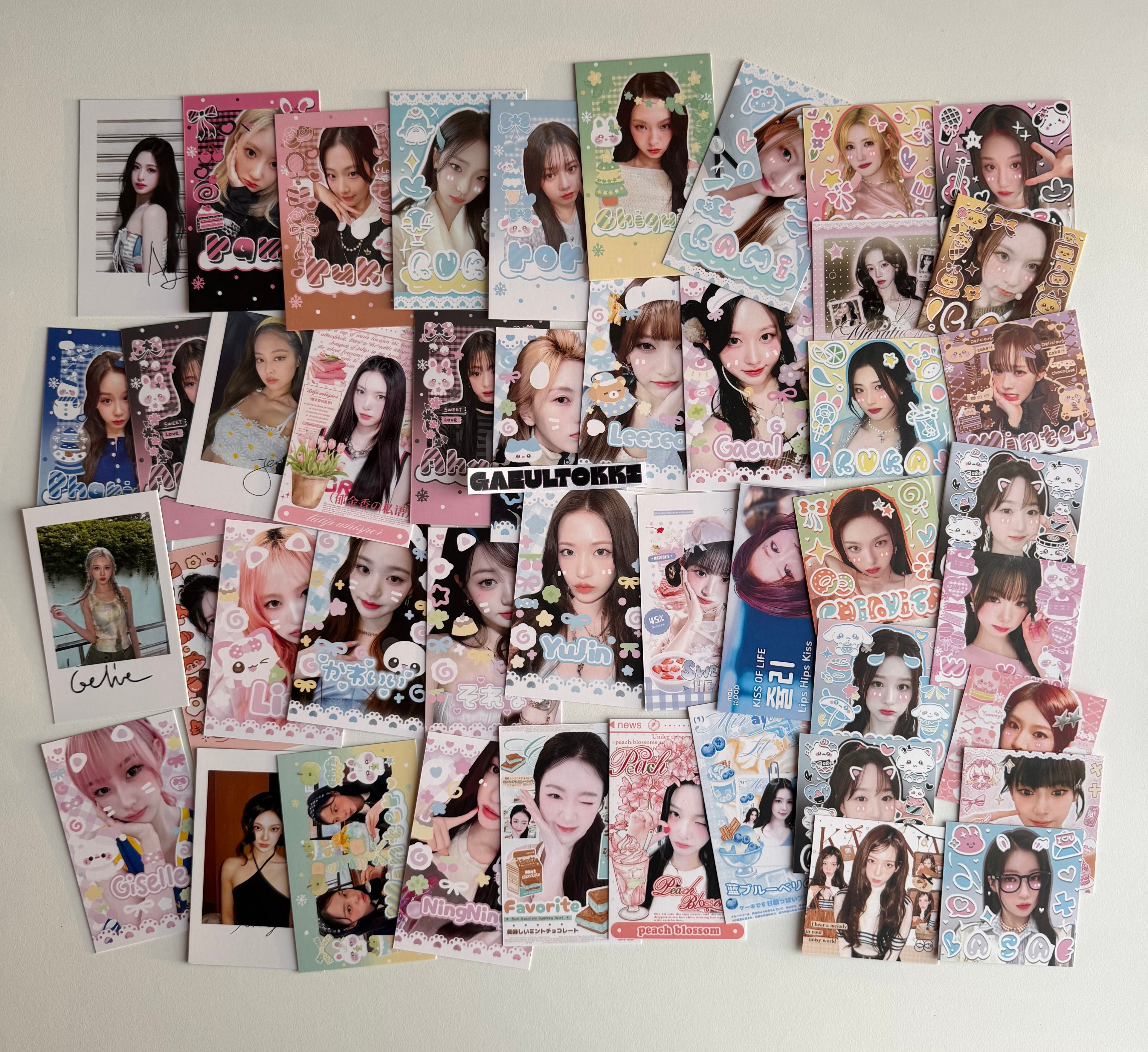 mixed girl group fanmade pcs set